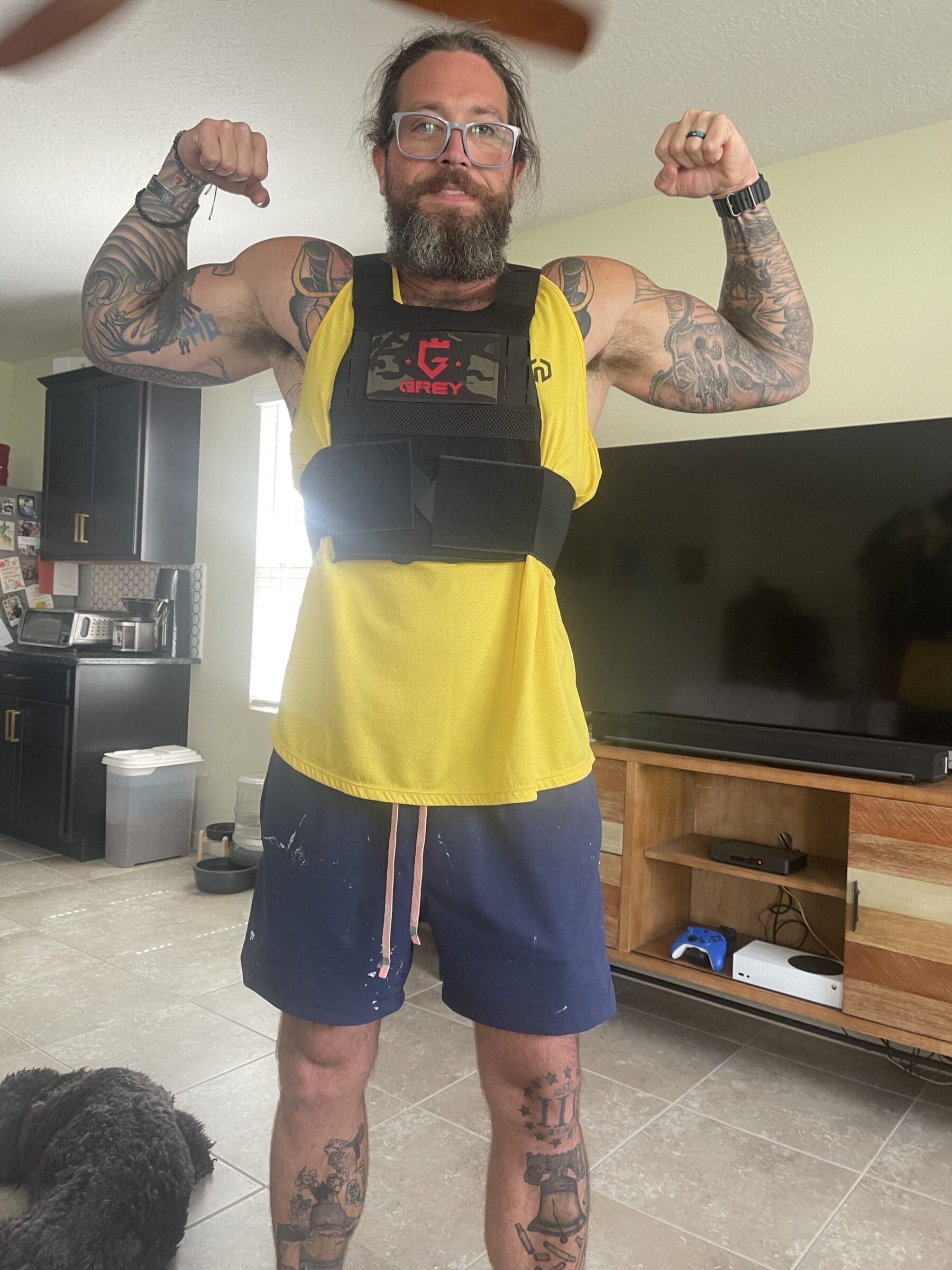 Photo of veteran after weight loss